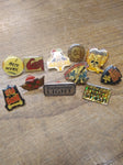 Vtg Lapel Pin 11pc Lot Easy Rider Bad To The Bone Budweiser I Hate Work Hot Stuf