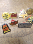 Vtg Lapel Pin 11pc Lot Easy Rider Bad To The Bone Budweiser I Hate Work Hot Stuf