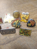 Vtg Lapel Pin 11pc Lot Easy Rider Bad To The Bone Budweiser I Hate Work Hot Stuf