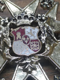 Vtg 4pc Brooch Pin Lot Gold Silver Tone Wiltshire Regiment Armed Armored & Ready
