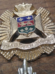 Vtg 4pc Brooch Pin Lot Gold Silver Tone Wiltshire Regiment Armed Armored & Ready