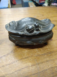 Old Vintage Art Nouveau WB Mfg. Footed Trinket Dresser Jewelry Box Decent Shape!