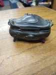 Old Vintage Art Nouveau WB Mfg. Footed Trinket Dresser Jewelry Box Decent Shape!