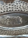 Old Vintage Art Nouveau WB Mfg. Footed Trinket Dresser Jewelry Box Decent Shape!