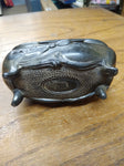 Old Vintage Art Nouveau WB Mfg. Footed Trinket Dresser Jewelry Box Decent Shape!