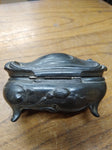 Old Vintage Art Nouveau WB Mfg. Footed Trinket Dresser Jewelry Box Decent Shape!
