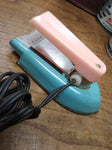 Vtg Toy Nassau Travel Childs Clothing Iron Pink Blue Working