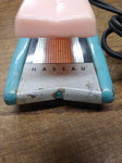 Vtg Toy Nassau Travel Childs Clothing Iron Pink Blue Working
