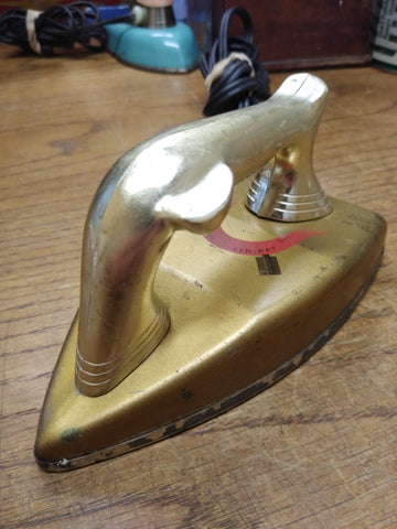 Vtg  Barby Jo SPC Toy Travel Childs Clothing Iron Model 220, 6.1W  Working #1
