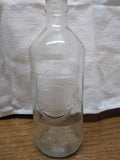 Vtg 1776-1976 Pepsi Cola Glass 16 Ounce Bottle Eagle Stars Bar Room Man Cave