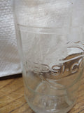 Vtg 1776-1976 Pepsi Cola Glass 16 Ounce Bottle Eagle Stars Bar Room Man Cave