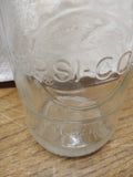 Vtg 1776-1976 Pepsi Cola Glass 16 Ounce Bottle Eagle Stars Bar Room Man Cave