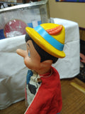 Vtg Walt Disney Productions Pinocchio Hand Puppet Soft Rubber Head Toy Japan