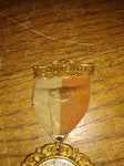 Antique 1910 Franklin Pa 5th Biennial Convention Pin July 12-14 Drake Well Medal