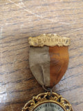 Antique 1910 Franklin Pa 5th Biennial Convention Pin July 12-14 Drake Well Medal