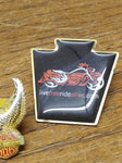 Vtg 2pc Biker Harley Davidson Motorcycle livefreeridealive.com Hat Vest Pin Lot