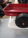 Vtg 1960s?-1970s AMF TRAC MATE Red Wagon Trailer Pedal Car Tractor Pressed Steel