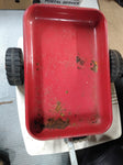 Vtg 1960s?-1970s AMF TRAC MATE Red Wagon Trailer Pedal Car Tractor Pressed Steel