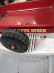 Vtg 1960s?-1970s AMF TRAC MATE Red Wagon Trailer Pedal Car Tractor Pressed Steel