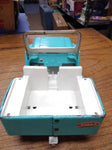 Vtg TONKA JEEP Runabout Dispatcher Light Blue Pressed Steel Trailer Hitch 1960's