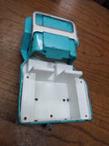Vtg TONKA JEEP Runabout Dispatcher Light Blue Pressed Steel Trailer Hitch 1960's