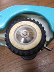 Vtg TONKA JEEP Runabout Dispatcher Light Blue Pressed Steel Trailer Hitch 1960's