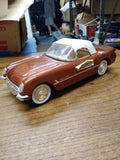 Vtg Jim Beam 1955 Chevrolet Corvette Kentucky Straight Bourbon Whiskey Decanter