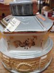 Vtg Jim Beam Monteray Bay Bottle Club Kentucky Straight Bourbon Whiskey Decanter
