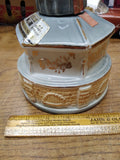 Vtg Jim Beam Monteray Bay Bottle Club Kentucky Straight Bourbon Whiskey Decanter