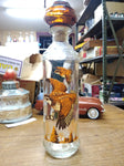 Vtg1968 Cabin Still Flying Grouse Glass Whiskey Decanter Hunting Sportsmen Empty
