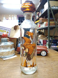 Vtg1968 Cabin Still Flying Grouse Glass Whiskey Decanter Hunting Sportsmen Empty