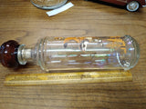 Vtg1968 Cabin Still Flying Grouse Glass Whiskey Decanter Hunting Sportsmen Empty