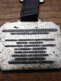 Vtg Watch Fob P&H Quality Service Cranes Heavy Equipment Leather Strap Nice!