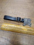 Vtg Watch Fob Caterpillar Heavy Equipment Beckwith Corp. Leather Strap Nice!