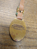 Vtg Watch Fob Euclid Corp Heavy Equipment Anderson Co Pennsylvania Leather Strap