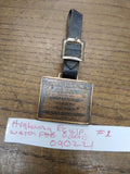 Vtg Watch Fob Highway Equipment Co Pittsburgh Erie DuBois Pa Key chain Case #1