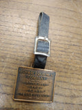 Vtg Watch Fob Highway Equipment Co Pittsburgh Erie DuBois Pa Key chain Case #1