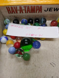Vtg 40+ Piece Glass Marble Lot Shooters Swirls Cats Eye Vitro Agate and More #1