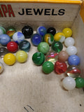 Vtg 40+ Piece Glass Marble Lot Shooters Swirls Cats Eye Vitro Agate and More #1