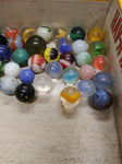Vtg 40+ Piece Glass Marble Lot Shooters Swirls Cats Eye Vitro Agate and More #2