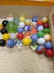 Vtg 40+ Piece Glass Marble Lot Shooters Swirls Cats Eye Vitro Agate and More #5