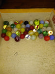 Vtg 40+ Piece Glass Marble Lot Shooters Swirls Cats Eye Vitro Agate and More #8