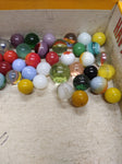 Vtg 40+ Piece Glass Marble Lot Shooters Swirls Cats Eye Vitro Agate and More #8