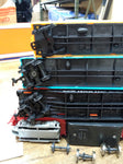 Vtg Assorted HO Scale Railroad Lot Santa Fe Engine Auto Loader Texaco Tanker
