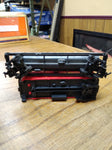 Vtg Assorted HO Scale Railroad Lot Santa Fe Engine Auto Loader Texaco Tanker