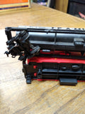 Vtg Assorted HO Scale Railroad Lot Santa Fe Engine Auto Loader Texaco Tanker