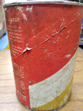 Vtg 1 Qt. Honda Motorcycle Motor Oil Empty Cardboard Metal Can Made In USA