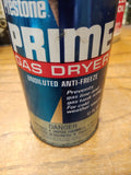 Vtg Prestone Prime Gas Dryer 12 Fluid Ounces Full Metal Can Good Condition #1