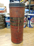 Vtg Montgomery Wards Tube Repair Kit Empty Metal Tin Can Good Condition