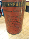 Vtg Montgomery Wards Tube Repair Kit Empty Metal Tin Can Good Condition